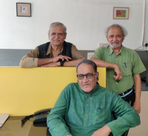 Caption: L to R: Ravi Hindane, Jayant Joshi and Sujit Patwardhan Caption: L to R: Ravi Hindane, Jayant Joshi and Sujit Patwardhan
